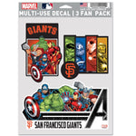 Wholesale-San Francisco Giants / Marvel (c) 2021 MARVEL Multi Use 3 Fan Pack