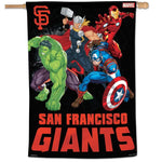 Wholesale-San Francisco Giants / Marvel (c) 2021 MARVEL Vertical Flag 28" x 40"