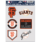 Wholesale-San Francisco Giants Multi Use 6 Fan Pack