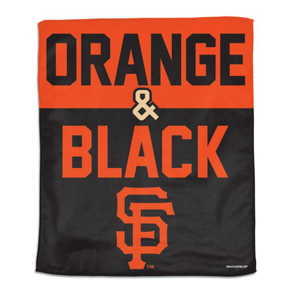 Wholesale-San Francisco Giants ORANGE &amp; BLACK Rally Towel - Full color