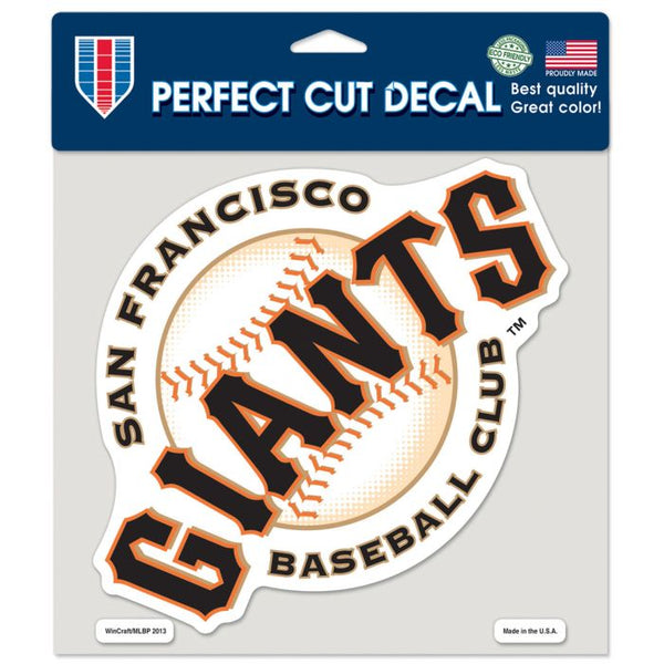 Wholesale-San Francisco Giants Perfect Cut Color Decal 8" x 8"