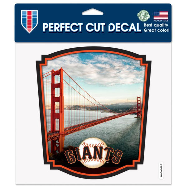 Wholesale-San Francisco Giants Perfect Cut Color Decal 8" x 8"