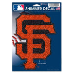 Wholesale-San Francisco Giants Shimmer Decals 5" x 7"