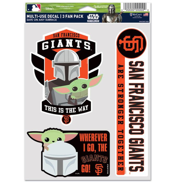 Wholesale-San Francisco Giants / Star Wars Mandalorian Multi Use 3 Fan Pack