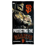 Wholesale-San Francisco Giants / Star Wars Mandalorian Spectra Beach Towel 30" x 60"