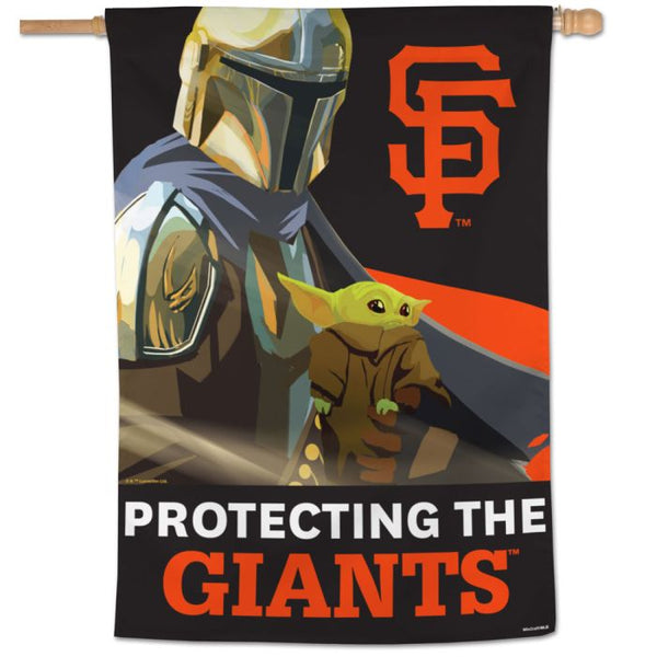 Wholesale-San Francisco Giants / Star Wars Mandalorian Vertical Flag 28" x 40"