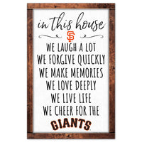 Wholesale-San Francisco Giants Wood Sign 11" x 17" 1/4" thick