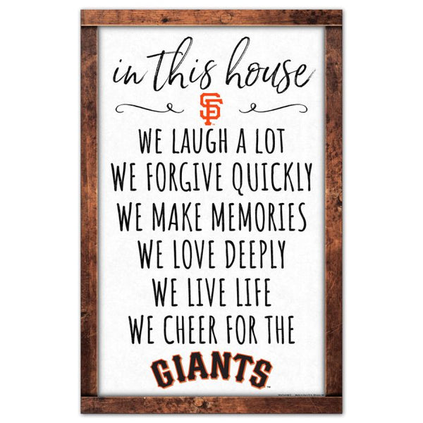 Wholesale-San Francisco Giants Wood Sign 11" x 17" 1/4" thick