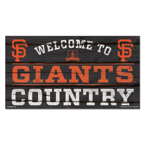 Wholesale-San Francisco Giants Wood Sign 13"x24" 1/4" thick