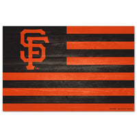 Wholesale-San Francisco Giants americana Wood Sign 11" x 17" 1/4" thick