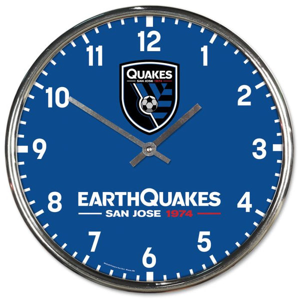 Wholesale-San Jose Earthquakes Chrome Clock