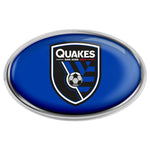 Wholesale-San Jose Earthquakes Chrome Metal Domed Emblem