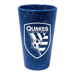 Wholesale-San Jose Earthquakes Color 16 oz Silicone Pint Glass