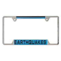 Wholesale-San Jose Earthquakes Inlaid Metal Lic Plt Frame 4 tab