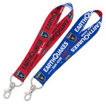 Wholesale-San Jose Earthquakes Lanyard Key Strap 1"