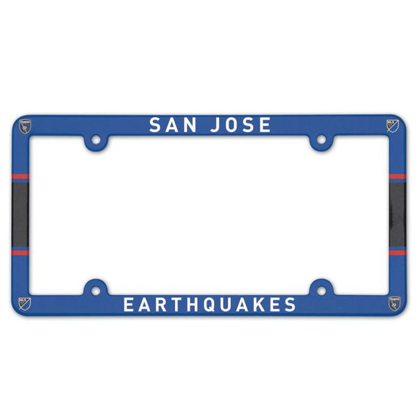 Wholesale-San Jose Earthquakes Lic Plate Frame Full Color