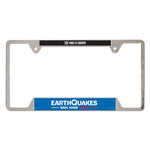 Wholesale-San Jose Earthquakes Metal License Plate Frame