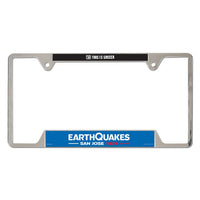 Wholesale-San Jose Earthquakes Metal License Plate Frame