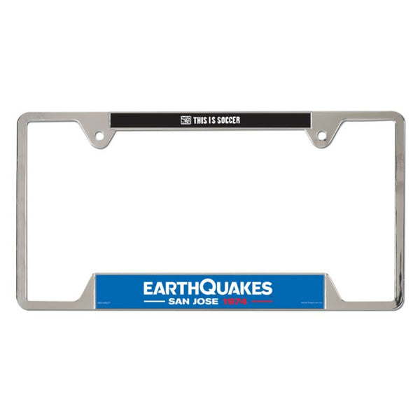 Wholesale-San Jose Earthquakes Metal License Plate Frame