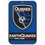 Wholesale-San Jose Earthquakes Plastic Sign 11" x 17"