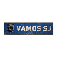 Wholesale-San Jose Earthquakes Wooden Magnet 1.5" X 6"