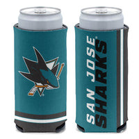 Wholesale-San Jose Sharks 12 oz Slim Can Cooler