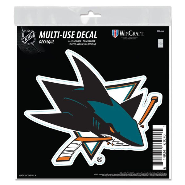 Wholesale-San Jose Sharks All Surface Decal 6" x 6"