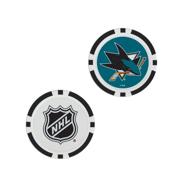 Wholesale-San Jose Sharks Ball Marker - Oversized indiv.