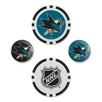 Wholesale-San Jose Sharks Ball Marker Set of four