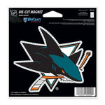 Wholesale-San Jose Sharks Die Cut Magnet 4.5" x 6"