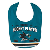 Wholesale-San Jose Sharks Future Hockey Player All Pro Baby Bib