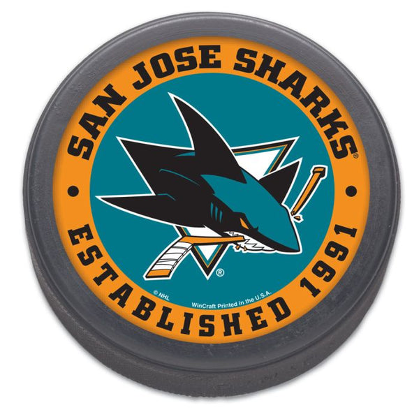 Wholesale-San Jose Sharks Hockey Puck Packaged