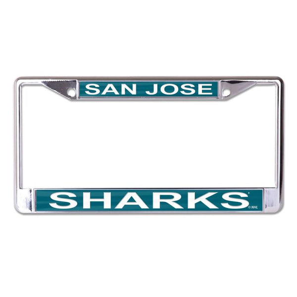 Wholesale-San Jose Sharks Lic Plt Frame S/L Printed