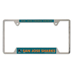 Wholesale-San Jose Sharks Metal License Plate Frame