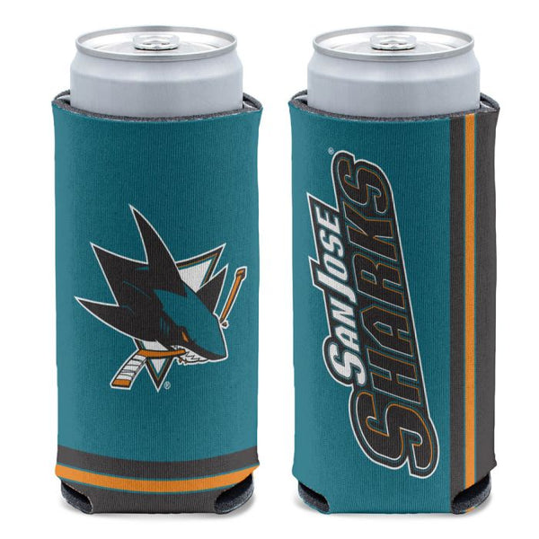 Wholesale-San Jose Sharks PRIMARY 12 oz Slim Can Cooler