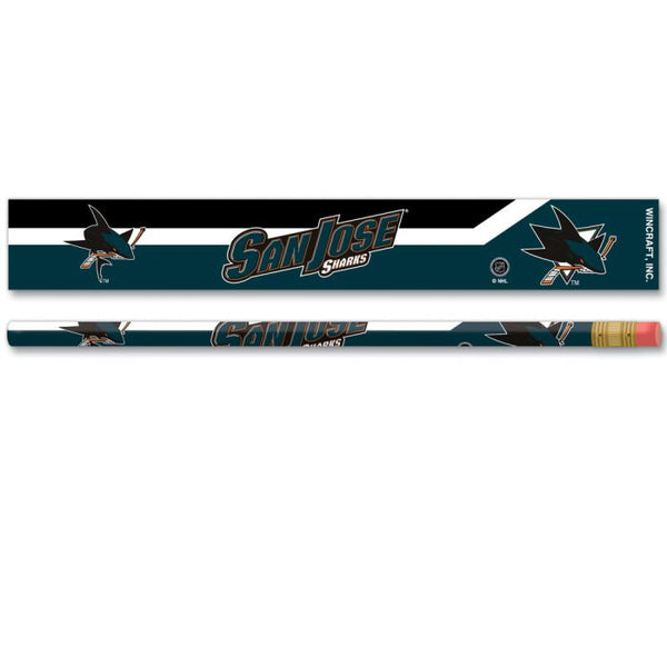 Wholesale-San Jose Sharks Pencil 6-pack