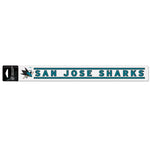 Wholesale-San Jose Sharks Perfect Cut Decals 2" x 17"