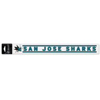 Wholesale-San Jose Sharks Perfect Cut Decals 2" x 17"