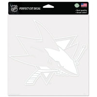 Wholesale-San Jose Sharks Perfect Cut Decals 8" x 8"