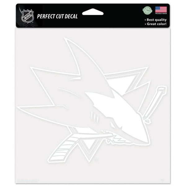 Wholesale-San Jose Sharks Perfect Cut Decals 8" x 8"