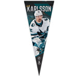 Wholesale-San Jose Sharks Premium Pennant 12" x 30" Erik Karlsson