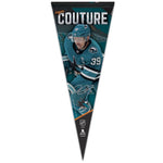 Wholesale-San Jose Sharks Premium Pennant 12" x 30" Logan Couture