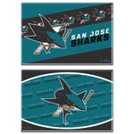 Wholesale-San Jose Sharks Rectangle Magnet, 2pack 2" x 3"