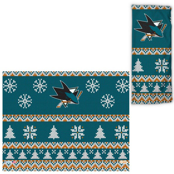 Wholesale-San Jose Sharks / Ugly Sweater Ugly Sweater Fan Wraps