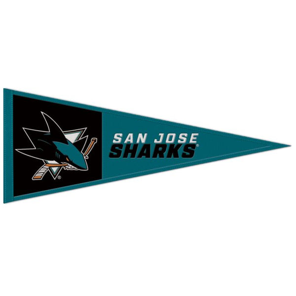 Wholesale-San Jose Sharks Wool Pennant 13" x 32"