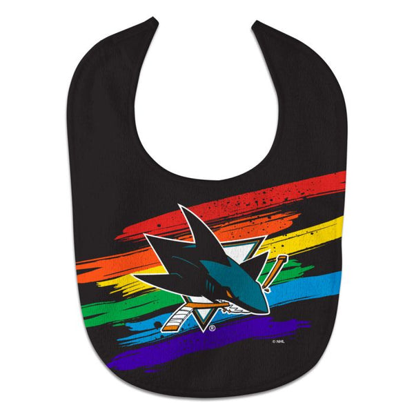 Wholesale-San Jose Sharks pride All Pro Baby Bib