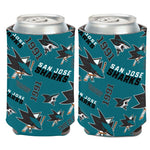 Wholesale-San Jose Sharks scatter Can Cooler 12 oz.