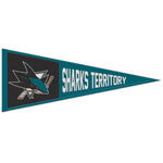 Wholesale-San Jose Sharks slogan Wool Pennant 13" x 32"