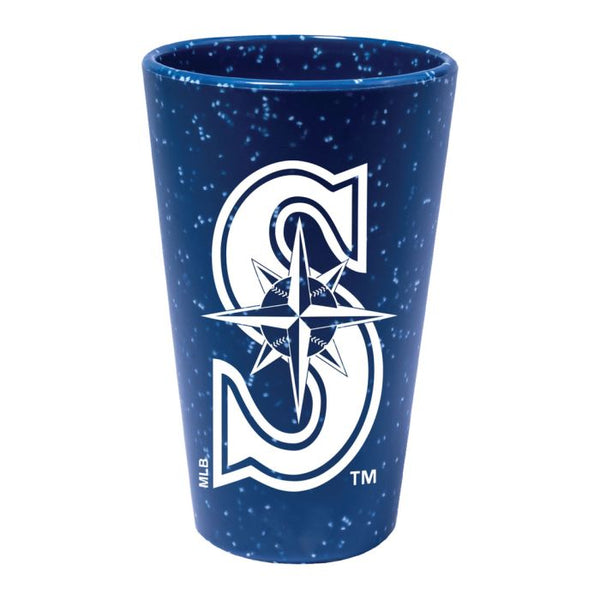 Wholesale-Seattle Mariners 16 oz Silicone Pint Glass