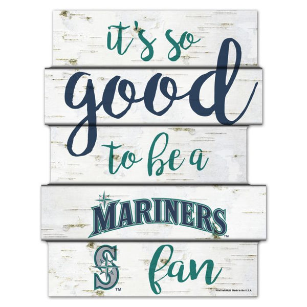 Wholesale-Seattle Mariners BIRCH Wood Sign 11"X14"